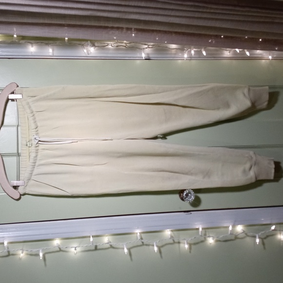 Women's Aerie pastel mint sage green yellow jogger XS - Picture 2 of 9